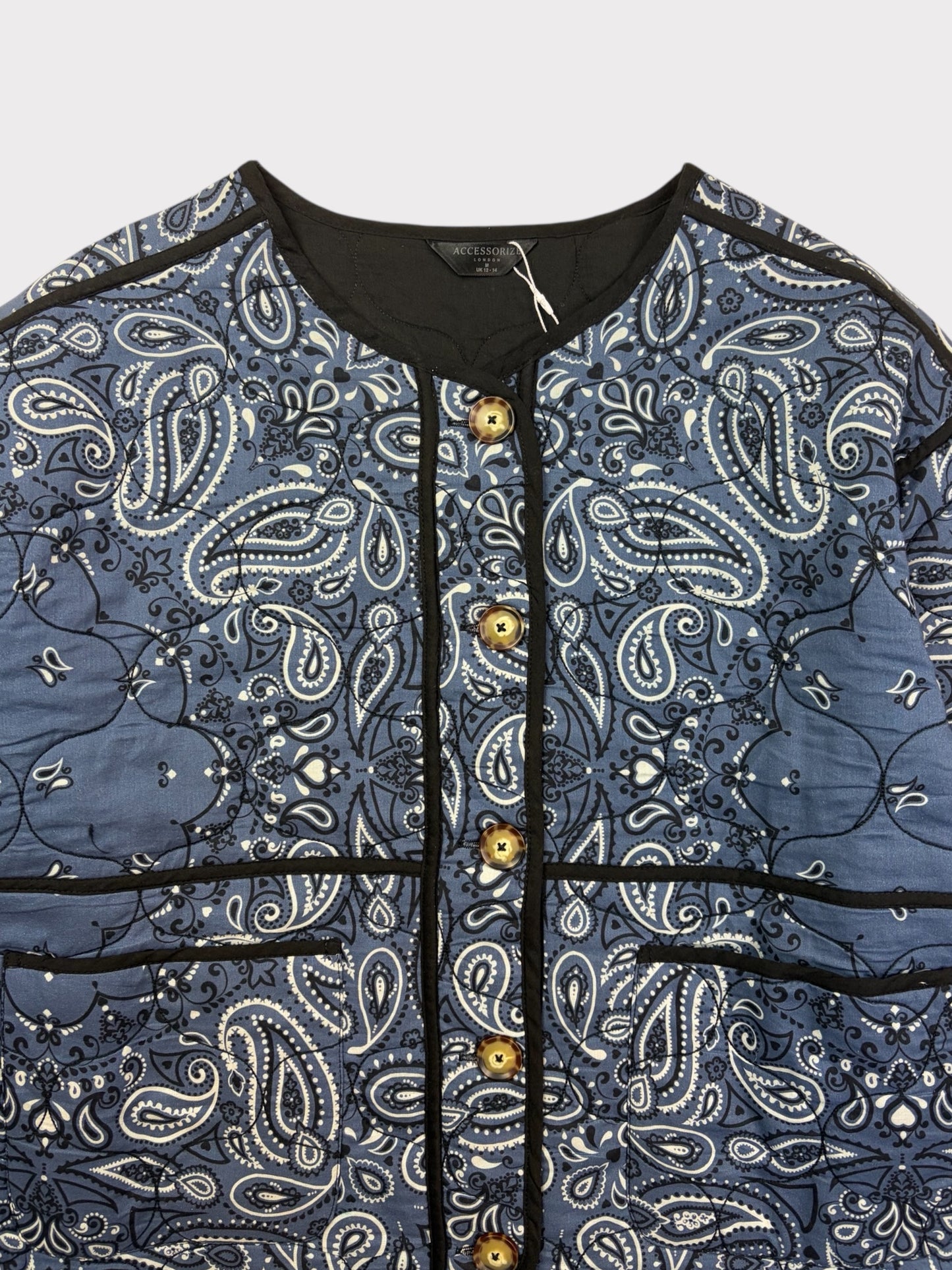 Accessorize Quilted Jacket, Size M, BNWT