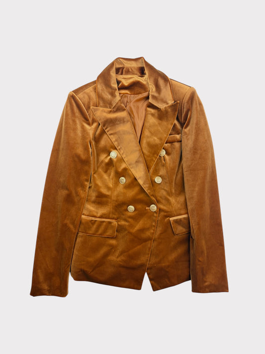 Y London Velvet Blazer, Fits a size 8