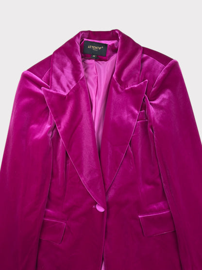Attentif Velvet Blazer, Size 38, BNWT
