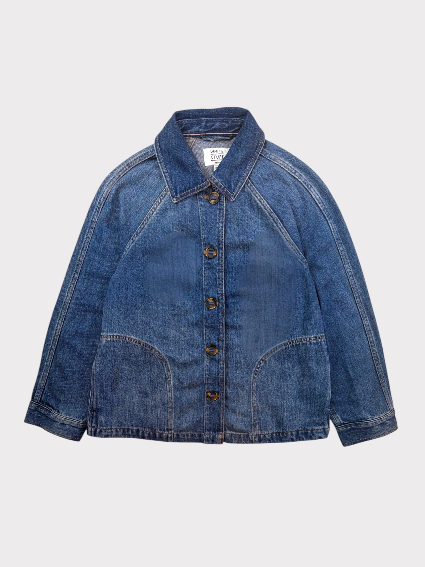 White Stuff Denim Jacket, Size 12 Petite. Fits an oversized 10 too