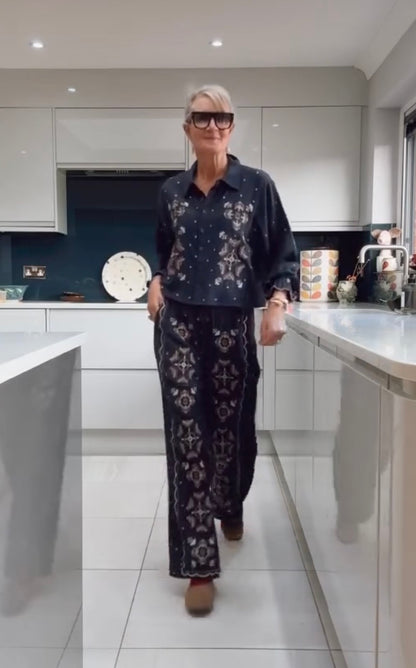 Raffya Co-ord, Size 8 Bottoms, Size 12 Top