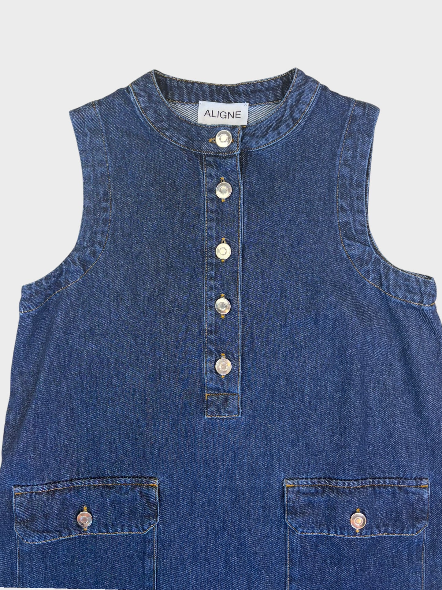 Aligne Denim Dress, Size 10