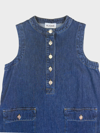 Aligne Denim Dress, Size 10