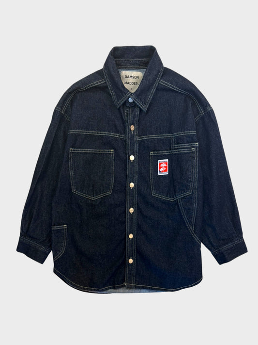 Damson Madder Denim Shacket, Size 8