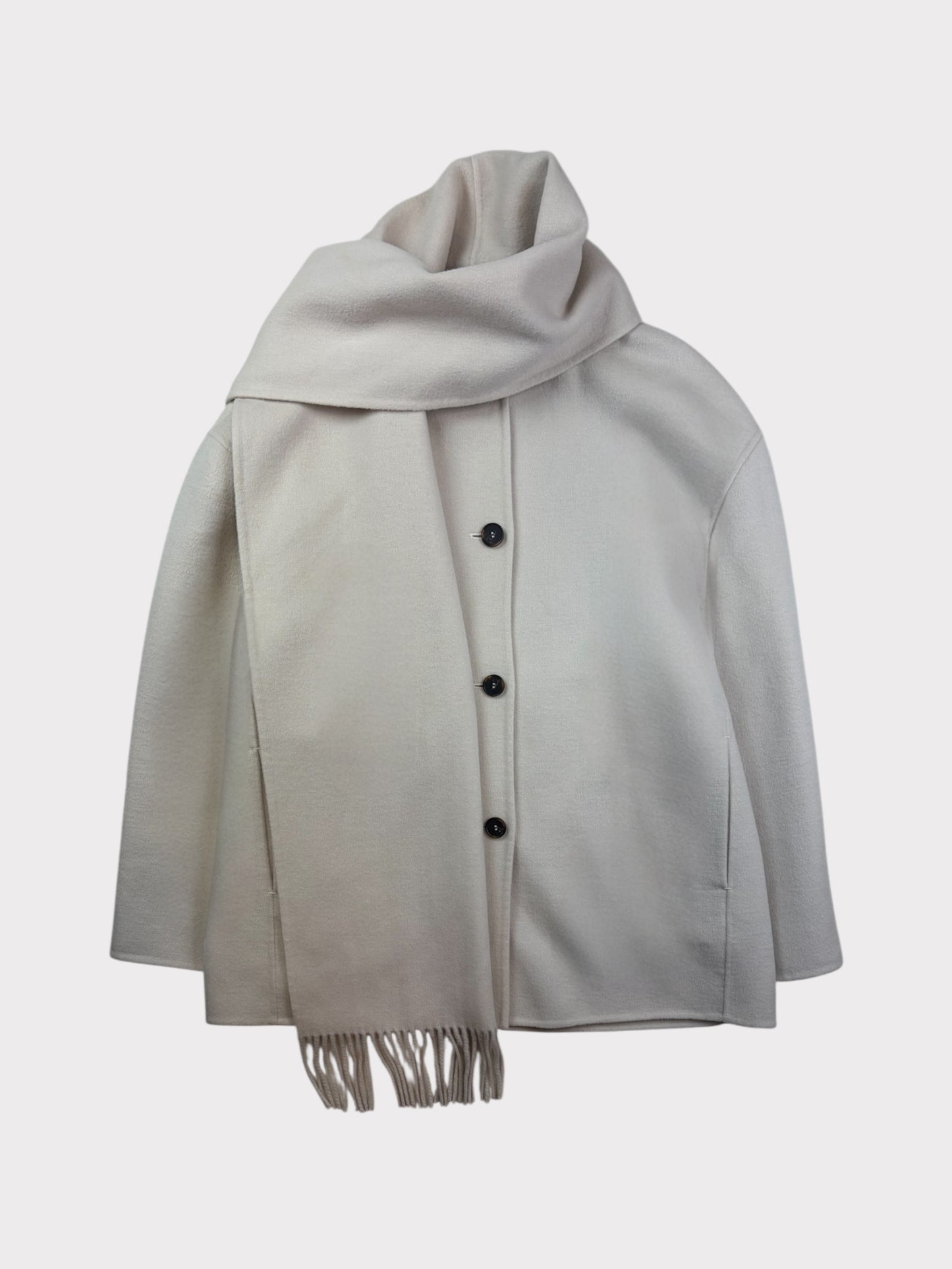 Cos Scarf Coat, Size S. Fits a size 10 or 12