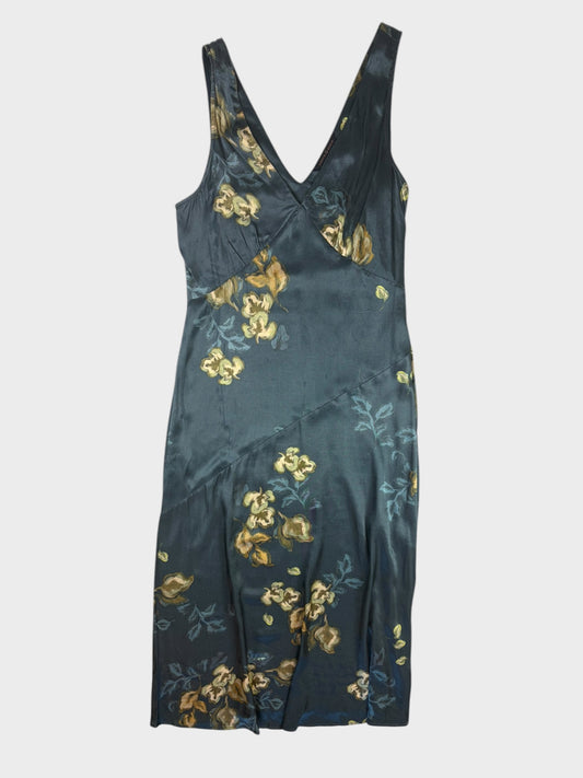 Copper & Black Dress, Size 10 Petite