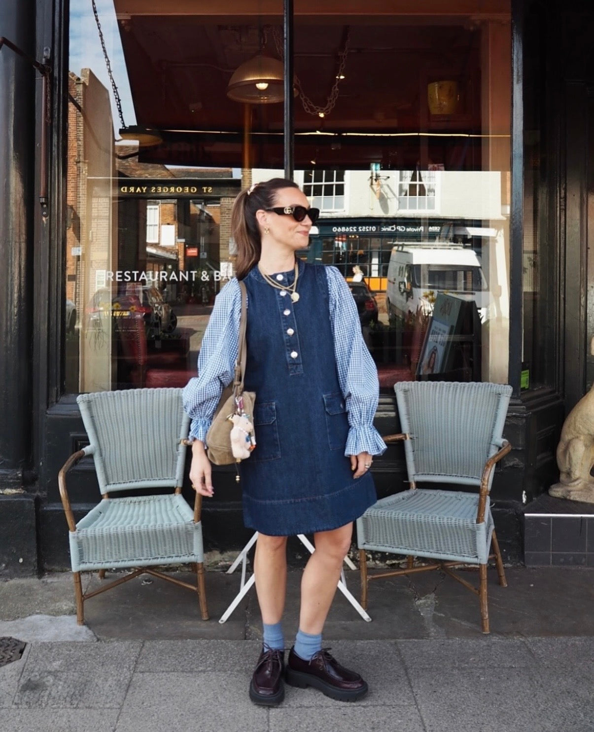 Aligne Denim Dress, Size 10