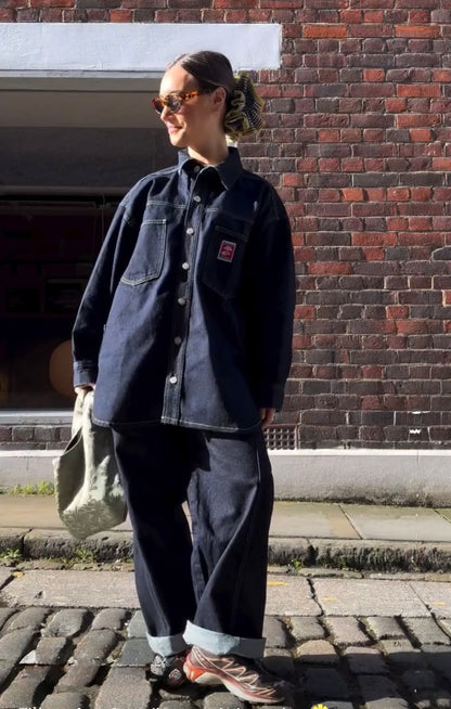 Damson Madder Denim Shacket, Size 8