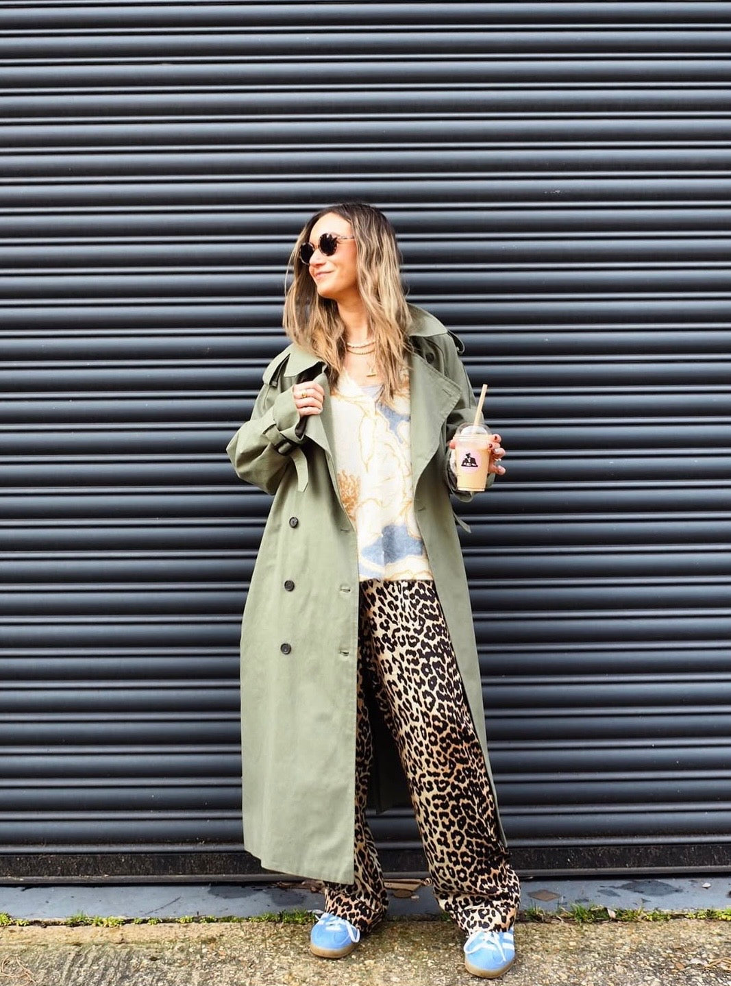 Glassworks Trench Coat, Fits a size 10 or 12