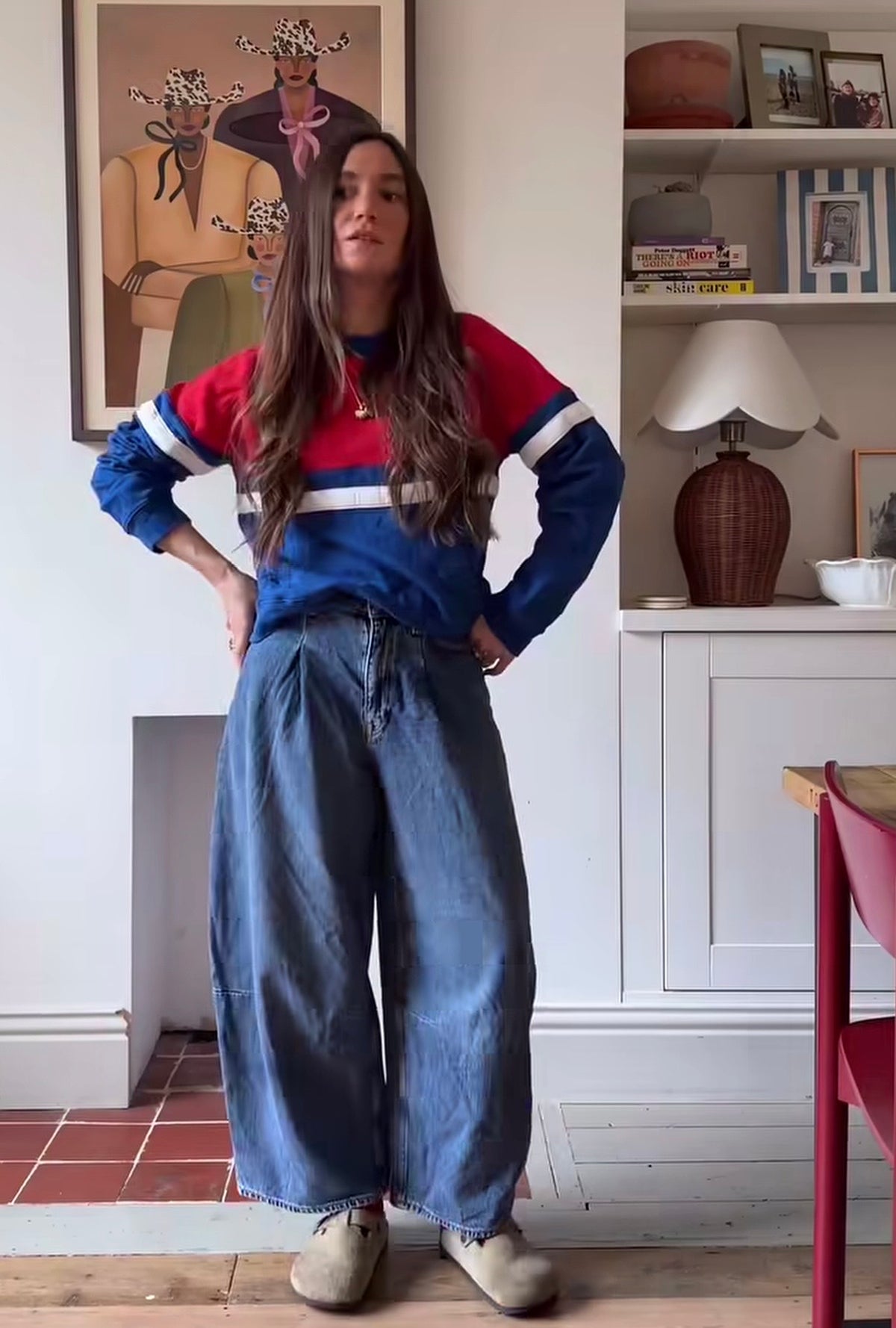 Sezane Sweatshirt, Size M