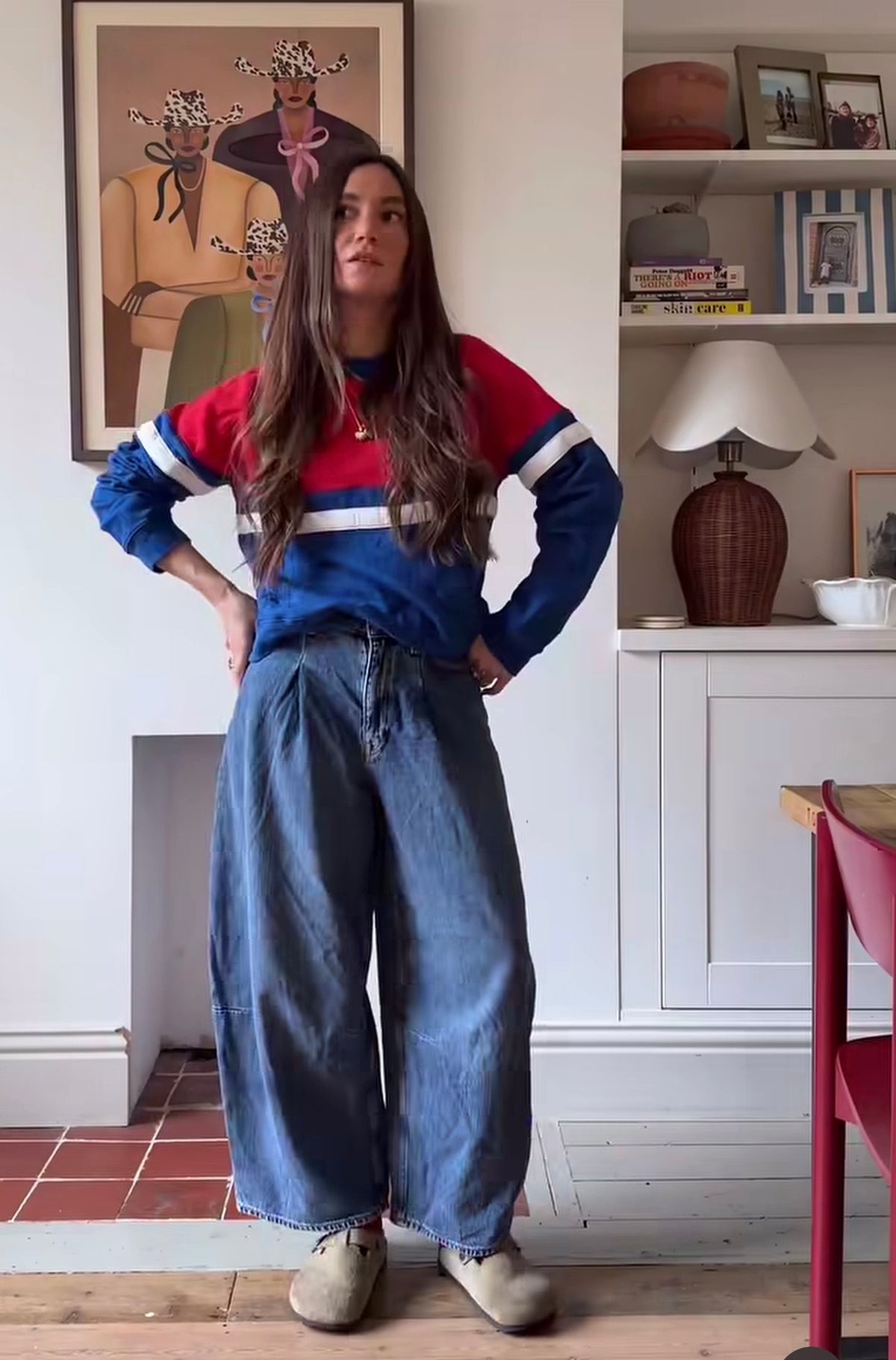 Sezane Sweatshirt, Size M