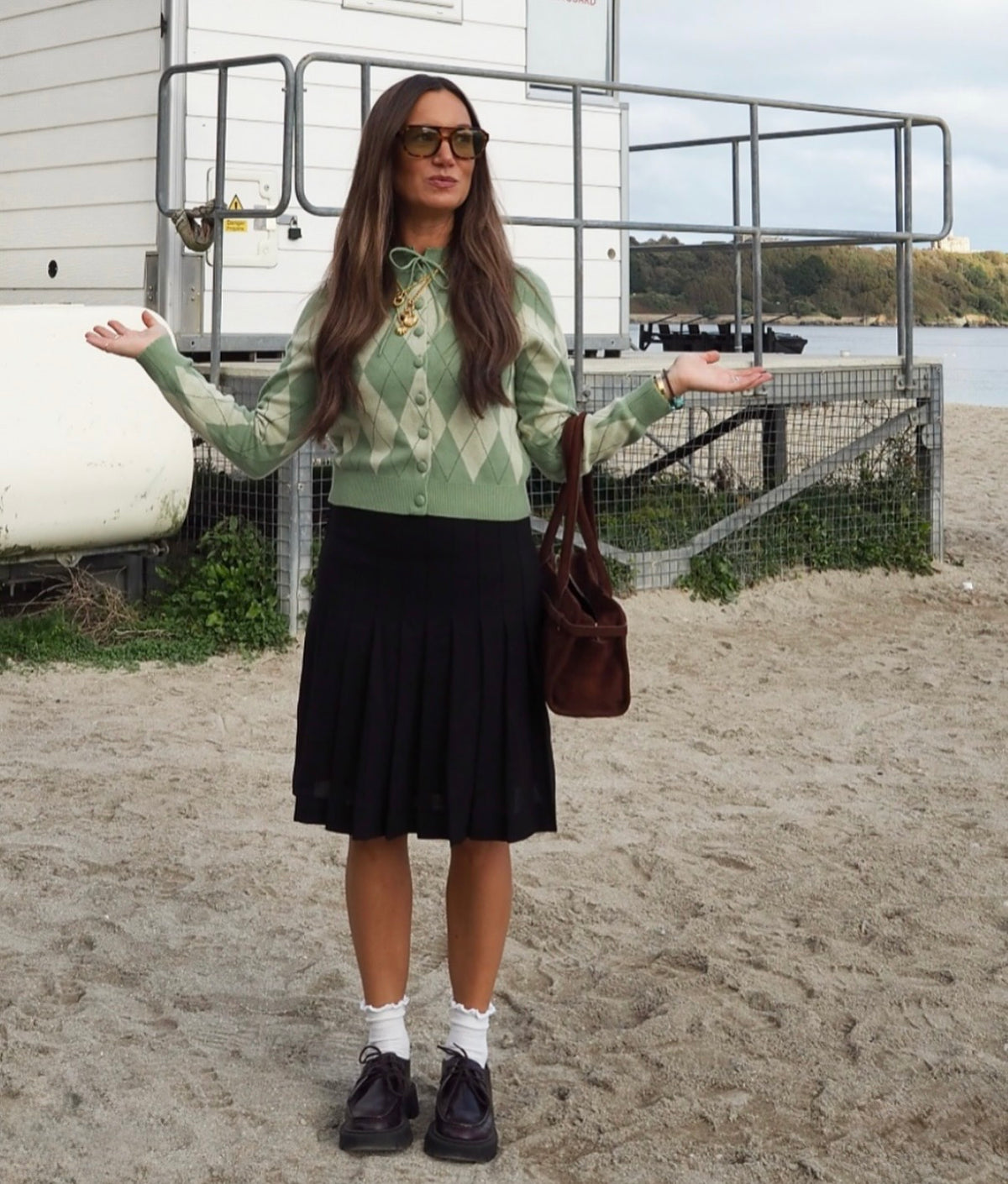 Brora Wool Skirt, Size 8