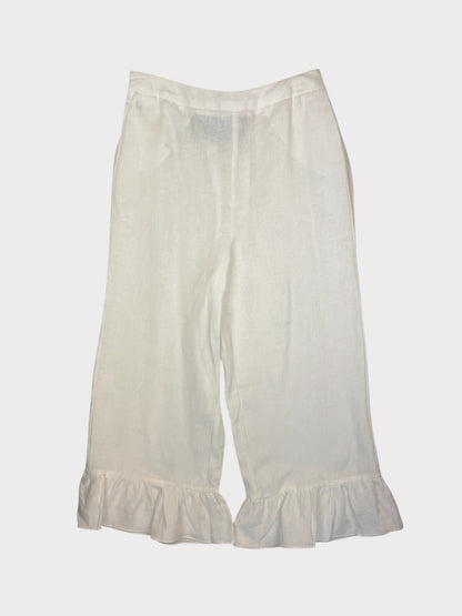 Mint Velvet Linen Co-ord, Size S Trousers & Size L Top