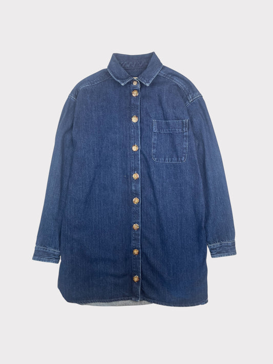 Sezane Shirt Dress, Size M