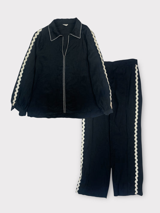 Jigsaw Linen Co-ord, Size 12