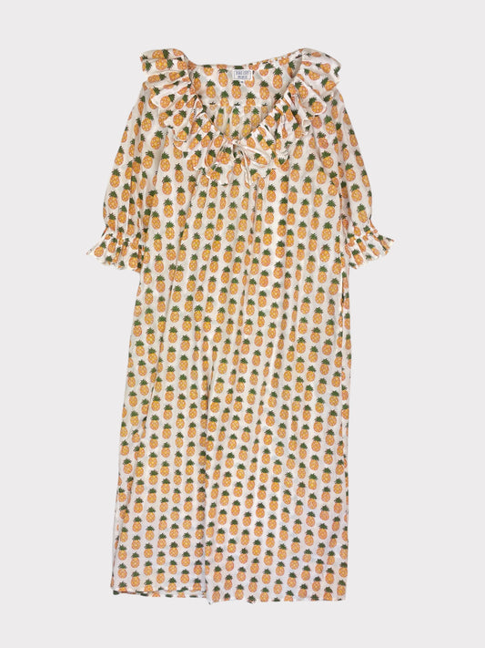 Pink City Prints Dress, Size M