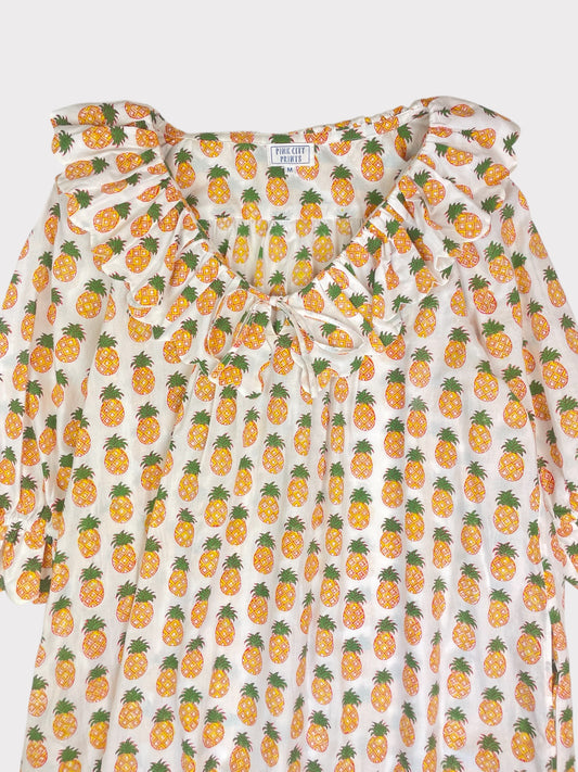 Pink City Prints Dress, Size M