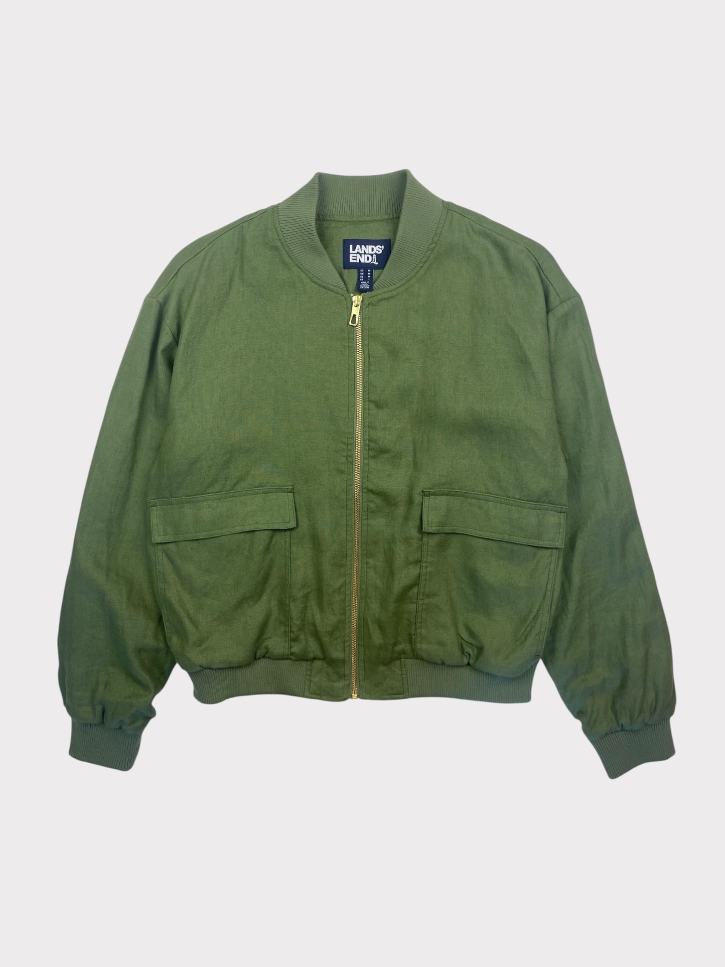 Lands' End Linen Jacket, Size M
