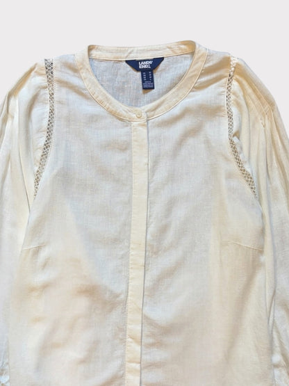 Lands End Linen Blend Shirt