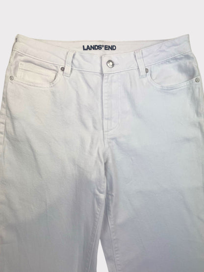 Lands' End Wide Leg Jeans, Size 12