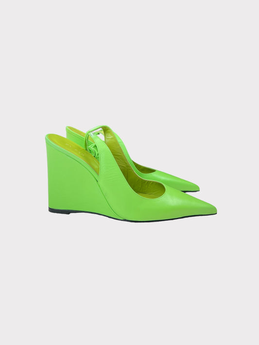 By Far Wedge Pumps, Size 39 (RRP £445)