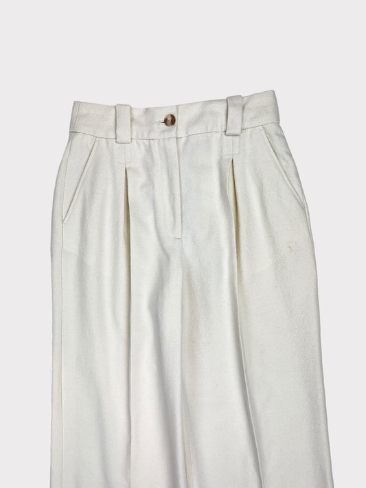 Sezane Wool Wide Leg Trousers, Size 38