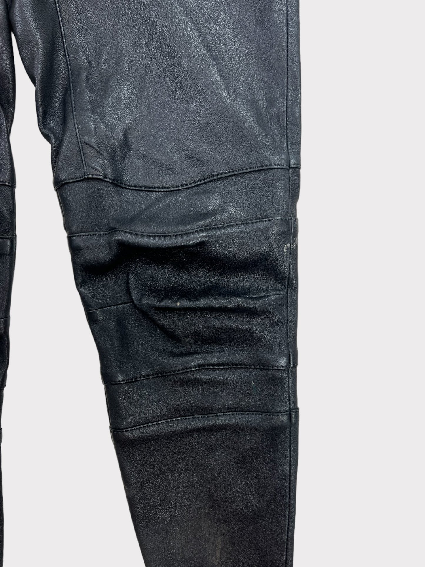All Saints Leather Trousers, Size W26