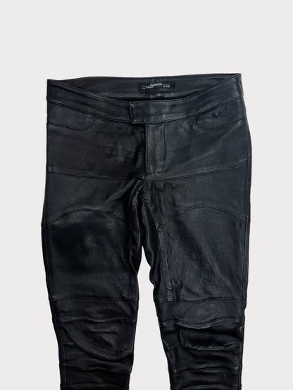 All Saints Leather Trousers, Size W26