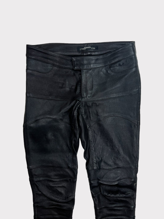 All Saints Leather Trousers, Size W26