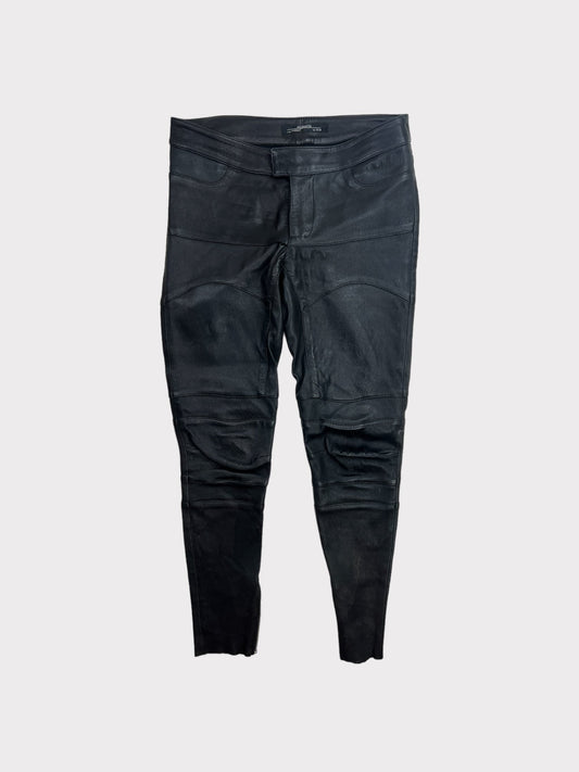 All Saints Leather Trousers, Size W26