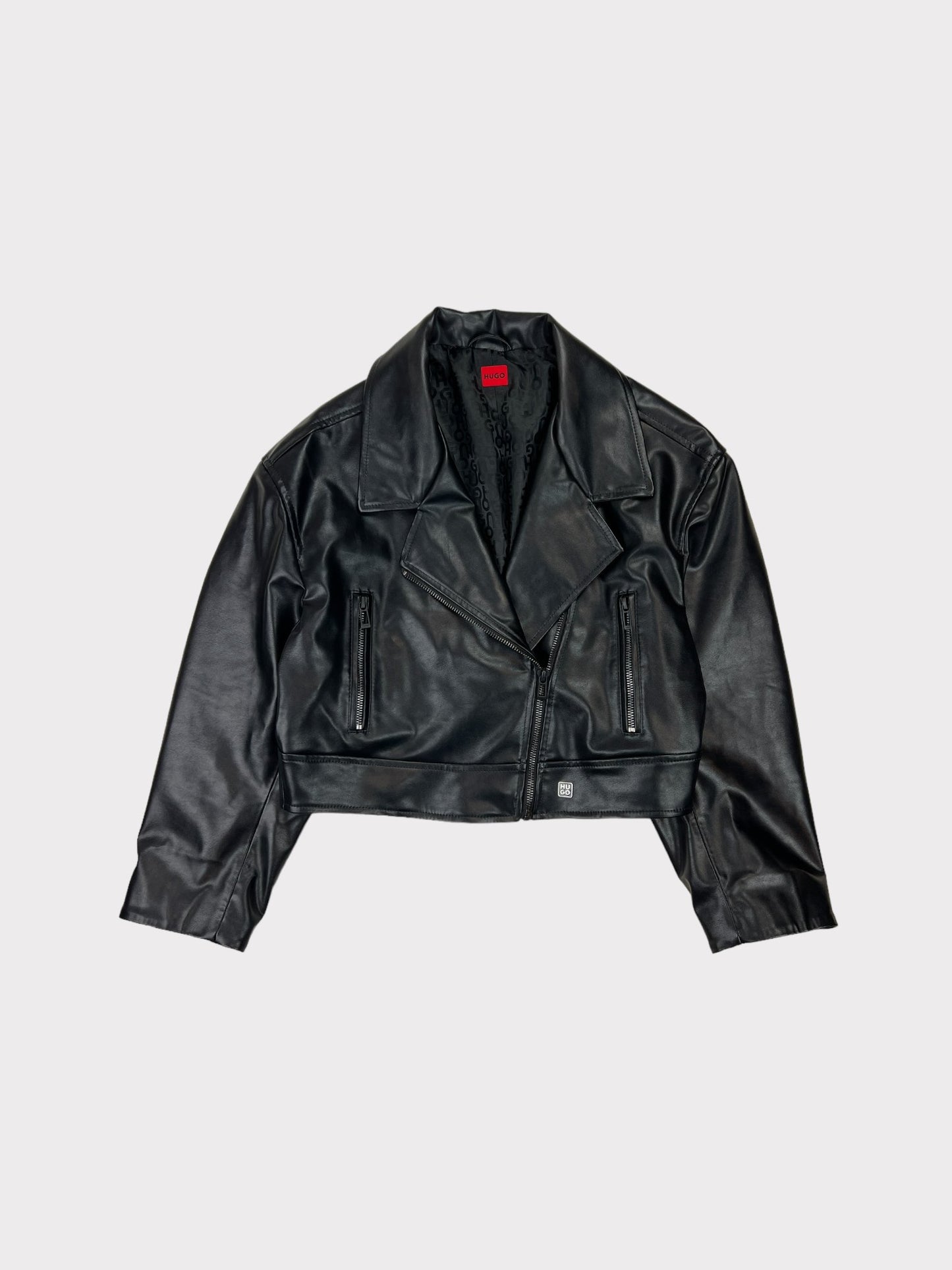 Hugo Boss Faux Leather Jacket, Size 16
