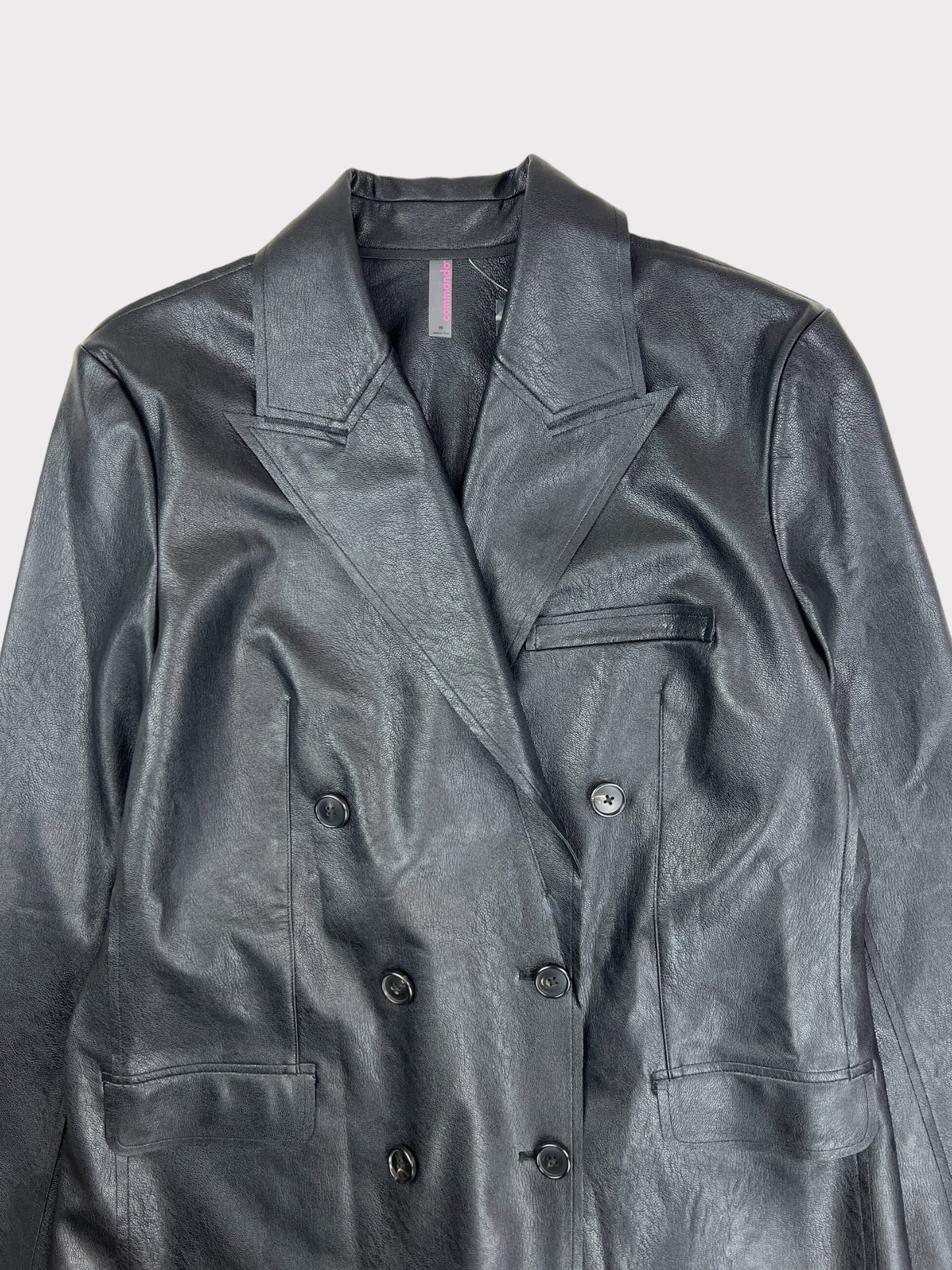 Commando Faux Leather Blazer, BNWT, Size M