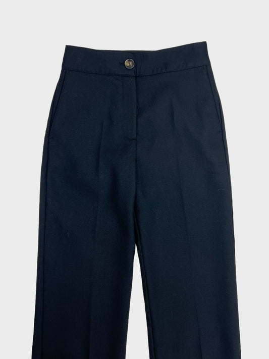 Sézane Wide Leg Trousers, Size 38