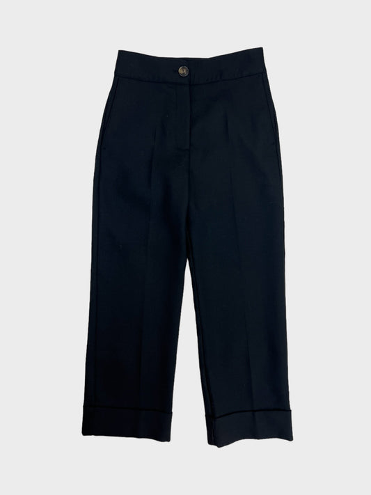 Sézane Wide Leg Trousers, Size 38