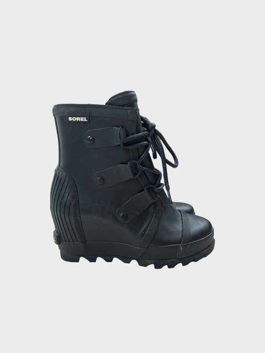 Sorel Wedge Boots, Size 4