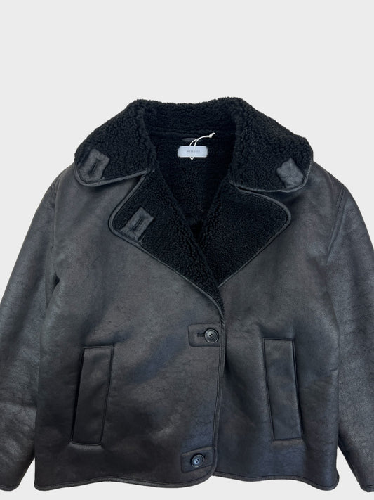 Reserved Double Faced Coat, Size M fits overszied