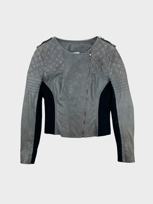 Matthew Williamson Leather Jacket, Size 12