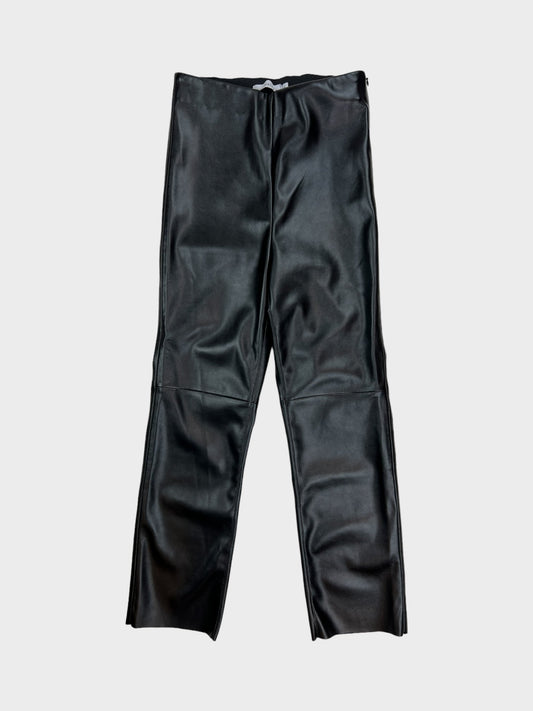 Rae Feather Faux Leather Trousers, Size XS RRP £165