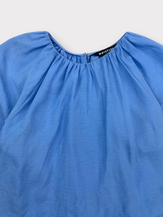 Whistles Linen Top, Size 8