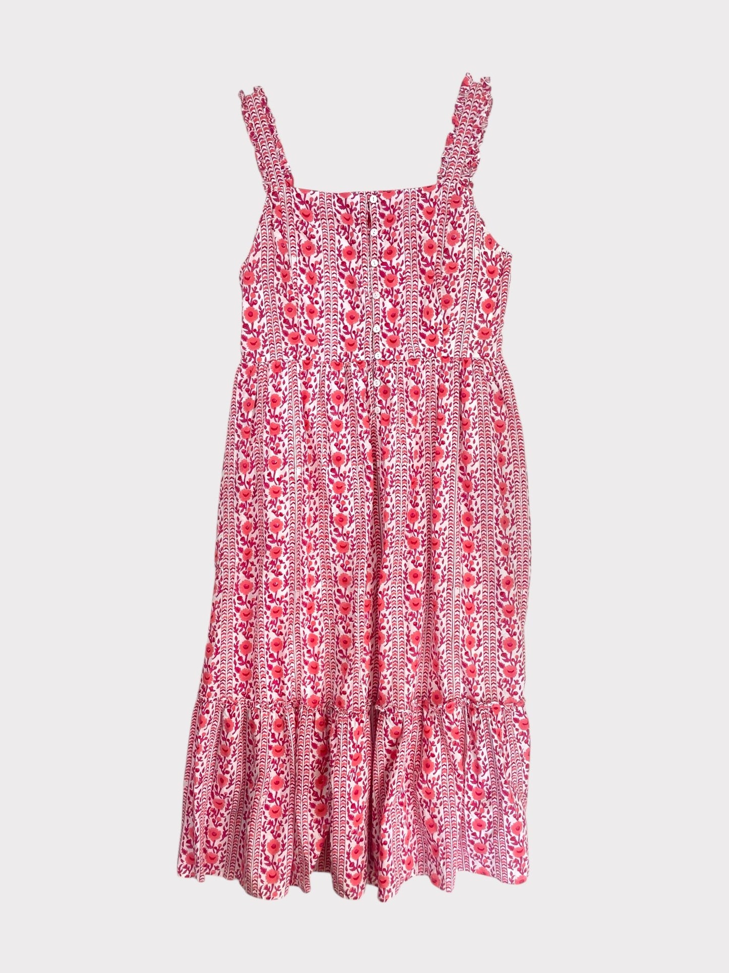 Pink City Prints Dress, Size L