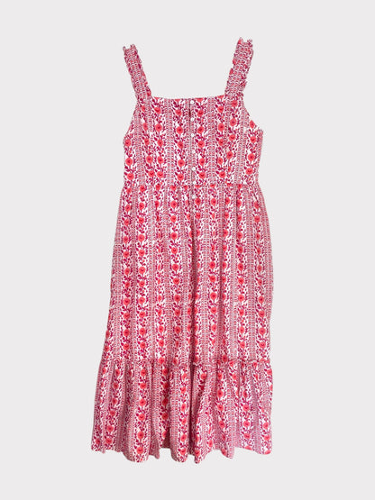 Pink City Prints Dress, Size L