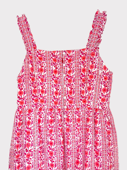 Pink City Prints Dress, Size L