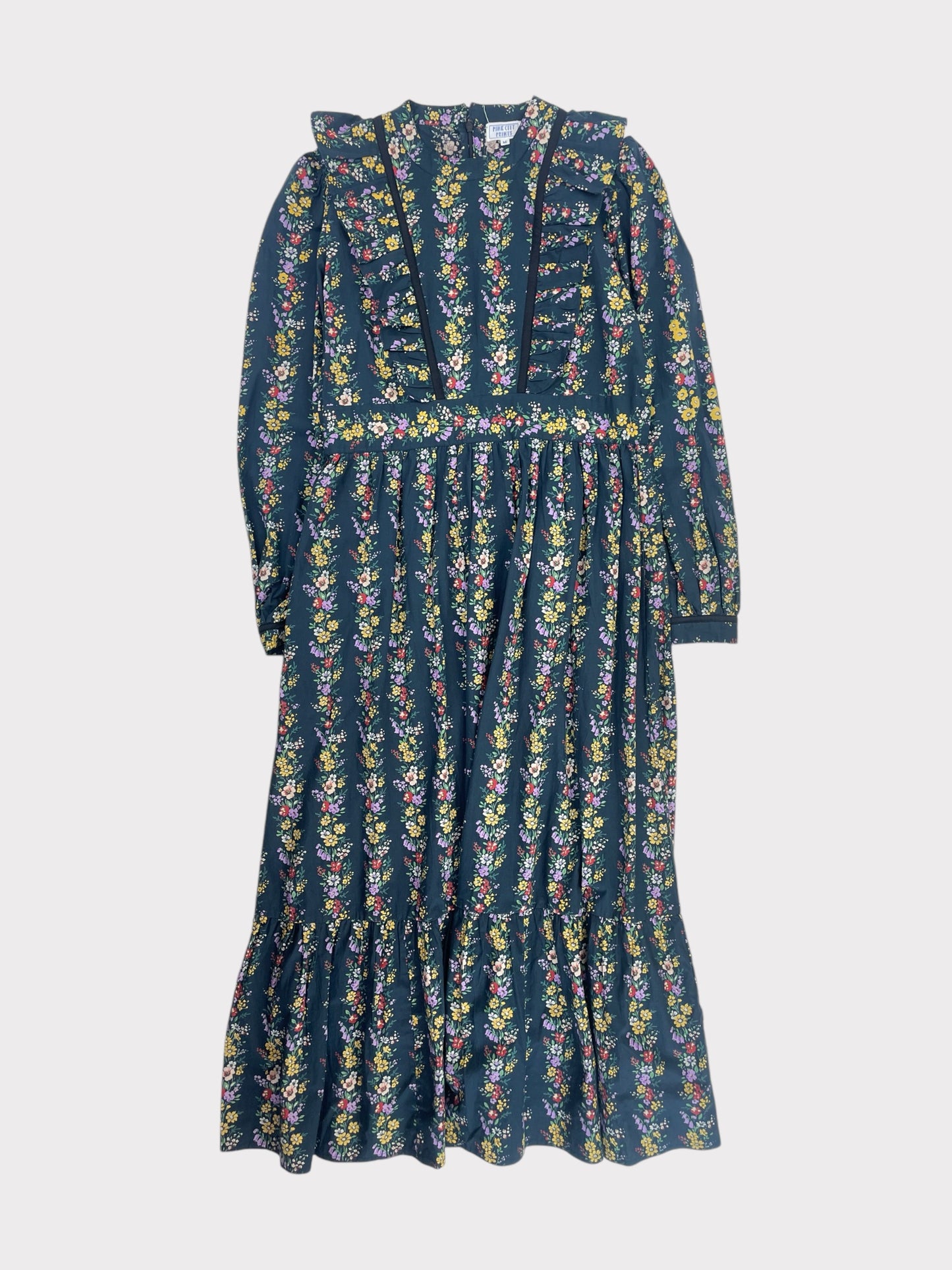 Pink City Prints Dress, Size M, Fits a Size 12