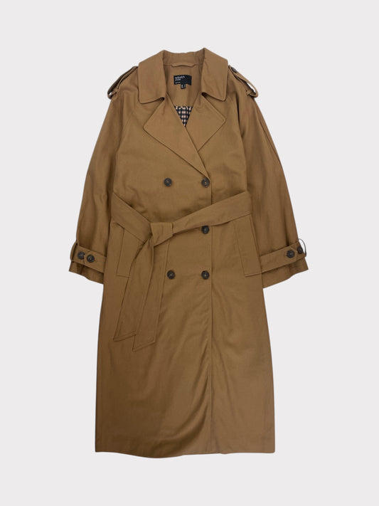Nobody's Child Trench Coat, Size S, fits an 8 or 10 oversized, or a size 12