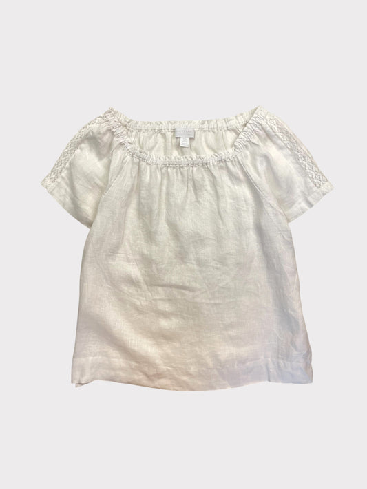The White Company White Label Linen Top, Size 10