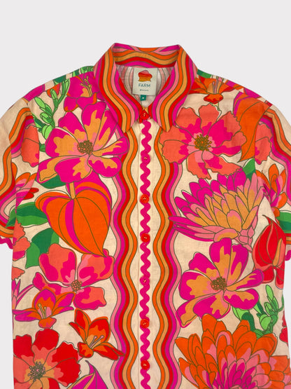 Farm Rio Shirt, Size M