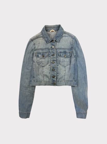 Topshop Denim Jacket, Size 8
