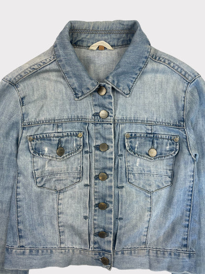 Topshop Denim Jacket, Size 8