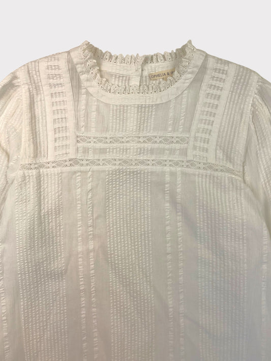 Ophelia & Indigo Blouse, Size M