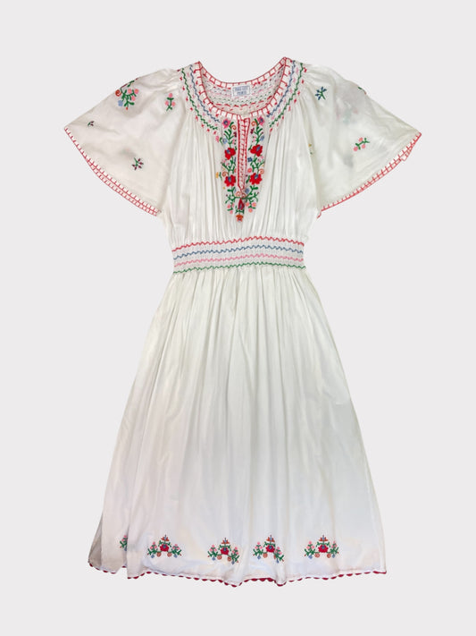 Pink City Prints Dress, Size M